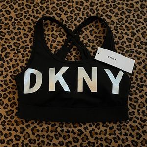 DKNY Black Sports bra *Small*